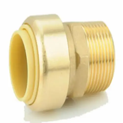 1-inch Brass Push-to-Connect Male Adapter 1-inch Brass Push-to-Connect Male Adapter