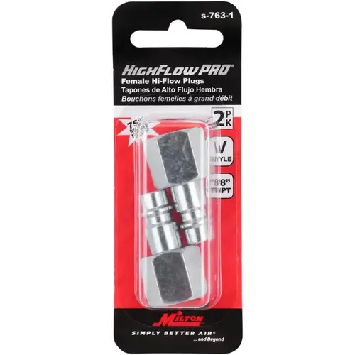 HI LO V STYLE 3/8IN PNPT PLUG 2PK HI LO V STYLE 3/8IN PNPT PLUG 2PK
