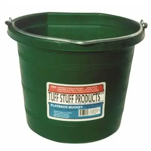 FLAT UTILITY BUCKET 20 QT GREEN FLAT UTILITY BUCKET 20 QT GREEN