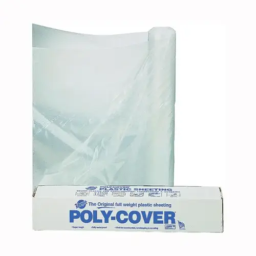 16FT X 100FT 6MIL CLEAR POLY SHEETING 16FT X 100FT 6MIL CLEAR POLY SHEETING