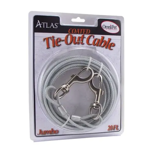 TIE-OUT CABLE HD JUMBO 20FT TIE-OUT CABLE HD JUMBO 20FT