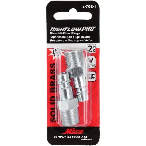 HI LO V STYLE 3/8IN MNPT PLUG 2PK HI LO V STYLE 3/8IN MNPT PLUG 2PK