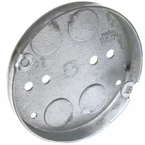 4-inch Pancake Electrical Box, 70 lb Fan Support 4-inch Pancake Electrical Box, 70 lb Fan Support