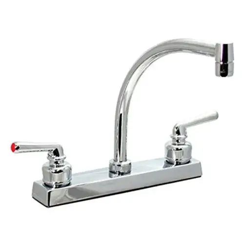 KITCHEN FAUCET, 8" HI-ARC 2 LEVR TEACUP KITCHEN FAUCET, 8" HI-ARC 2 LEVR TEACUP