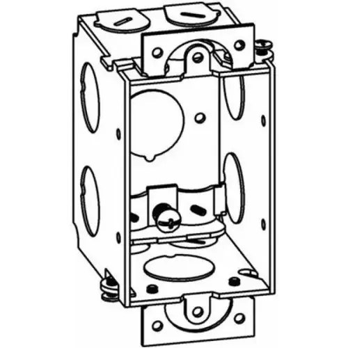 1-Gang Gangable Switch Box, 2-1/2" Deep, NM Type 1-Gang Gangable Switch Box, 2-1/2" Deep, NM Type