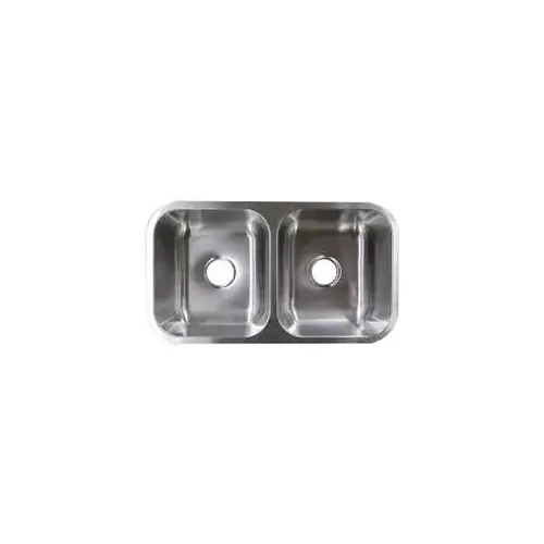 9 IN UNDERMOUNT DOUBLE BOWL SINK 9 IN UNDERMOUNT DOUBLE BOWL SINK