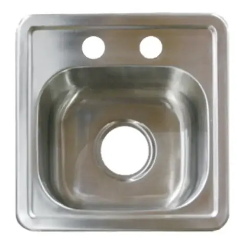 6 IN SINGLE BAR 2 HOLE SATIN SINK 6 IN SINGLE BAR 2 HOLE SATIN SINK