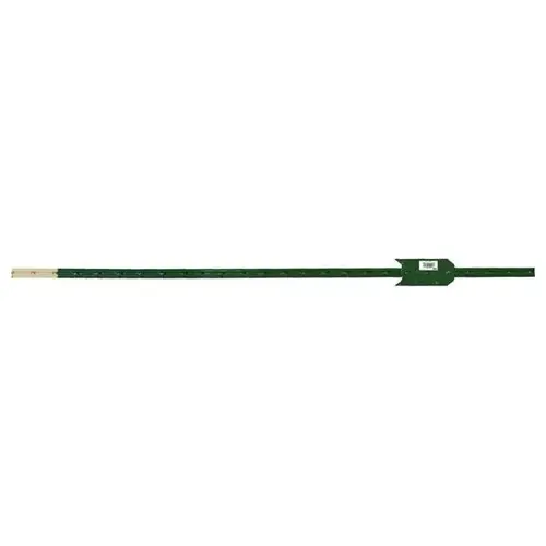 T- POST W/5 CLIPS 6 FT GREEN - IMPORT T- POST W/5 CLIPS 6 FT GREEN - IMPORT