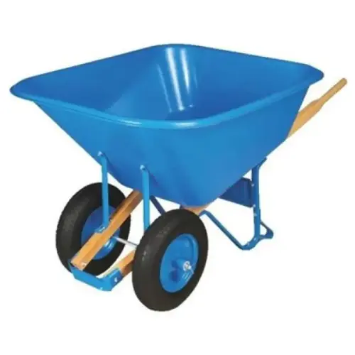 Wheelbarrow, 10 Cu Ft Poly Tray, 2-Wheel Wheelbarrow, 10 Cu Ft Poly Tray, 2-Wheel