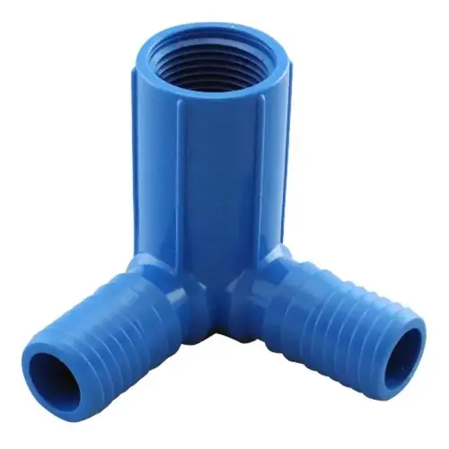 Poly Insert Reducing Tee, 3/4" x 1/2" x 3/4" Poly Insert Reducing Tee, 3/4" x 1/2" x 3/4"
