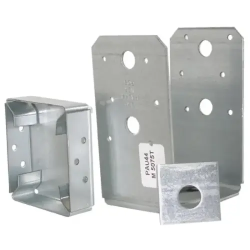 PAU Series Post Anchor Base, High Uplift, 4x4 Post, 16 Gauge PAU Series Post Anchor Base, High Uplift, 4x4 Post, 16 Gauge