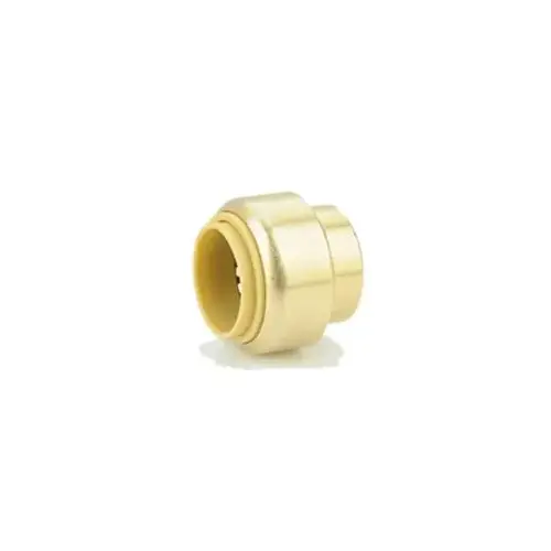 NL BRS PUSH END CAP 3/4 NL BRS PUSH END CAP 3/4