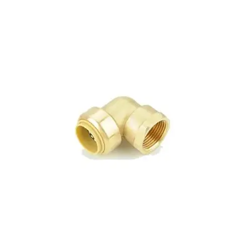 NL BRS PUSH FEM ELBOW 3/4 FIT X FPT NL BRS PUSH FEM ELBOW 3/4 FIT X FPT