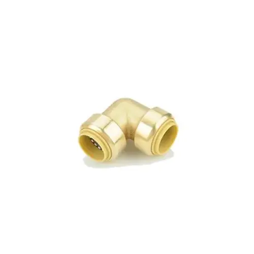 NL BRS PUSH ELBOW 3/4 NL BRS PUSH ELBOW 3/4