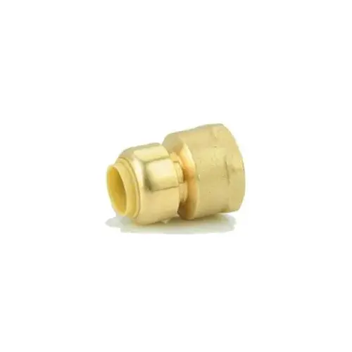 No Lead Brass Push-to-Connect Reducing Adapter, 3/4" x 1/2" FPT No Lead Brass Push-to-Connect Reducing Adapter, 3/4" x 1/2" FPT