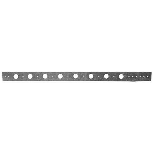 Flat Pipe Bracket, 1/2" x 20", Copper Plated, for 1/2" Pipe Flat Pipe Bracket, 1/2" x 20", Copper Plated, for 1/2" Pipe