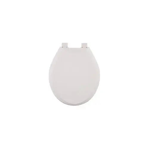 Plastic Round Slow-Close Lift & Clean Toilet Seat, White Plastic Round Slow-Close Lift & Clean Toilet Seat, White