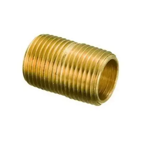 2INXCLOSE PIPE NIPPLE S40 BRASS 2INXCLOSE PIPE NIPPLE S40 BRASS