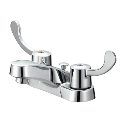 Lavatory Faucet, 2-Handle, 4" Centerset, ADA Compliant, Chrome, 1.5 GPM Lavatory Faucet, 2-Handle, 4" Centerset, ADA Compliant, Chrome, 1.5 GPM