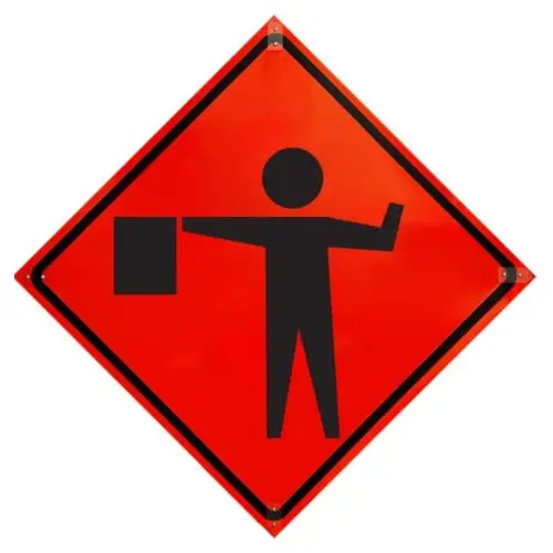 FLAGGER SYMBOL FLAGGER SYMBOL