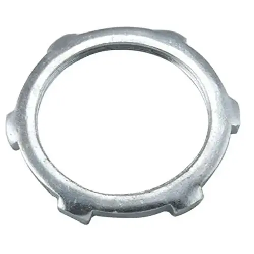 Rigid Locknut, Steel, 2 Inch, Pack of 2 Rigid Locknut, Steel, 2 Inch, Pack of 2