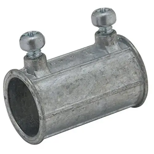 EMT Set Screw Coupling, Die-cast Zinc, 3/4" EMT Set Screw Coupling, Die-cast Zinc, 3/4"