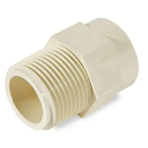 CPVC Male Adapter, 3/4 x 1/2 Inch CPVC Male Adapter, 3/4 x 1/2 Inch