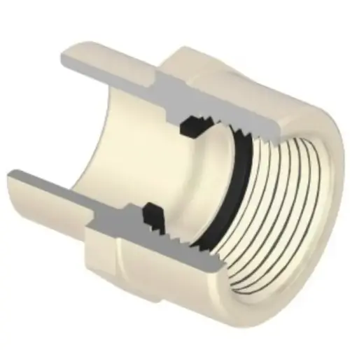 1/2 inch CTS CPVC Female Adapter with Gasket 1/2 inch CTS CPVC Female Adapter with Gasket