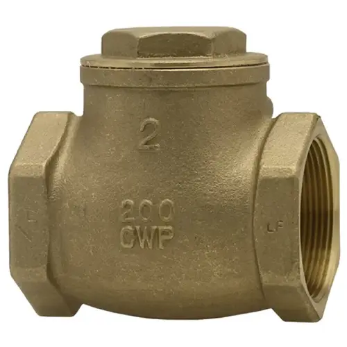 2" Lead-Free Brass Swing Check Valve, 200 WOG, 9191L Series 2" Lead-Free Brass Swing Check Valve, 200 WOG, 9191L Series