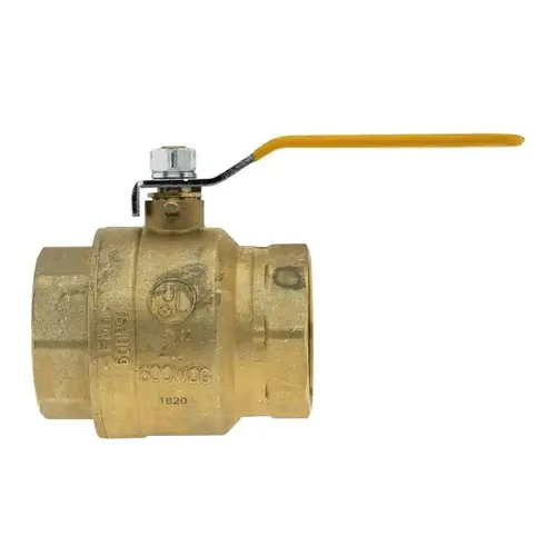 Lead-Free Brass Full Port Ball Valve, 2" FPT, 0827NL Series Lead-Free Brass Full Port Ball Valve, 2" FPT, 0827NL Series