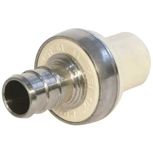 CPVC to PEX Transition Adapter, 1/2 inch, Socket x PEX Barb CPVC to PEX Transition Adapter, 1/2 inch, Socket x PEX Barb