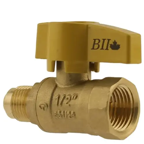 1/2INX 3/8IN LVR HDL GAS BALL VALVE 1/2INX 3/8IN LVR HDL GAS BALL VALVE