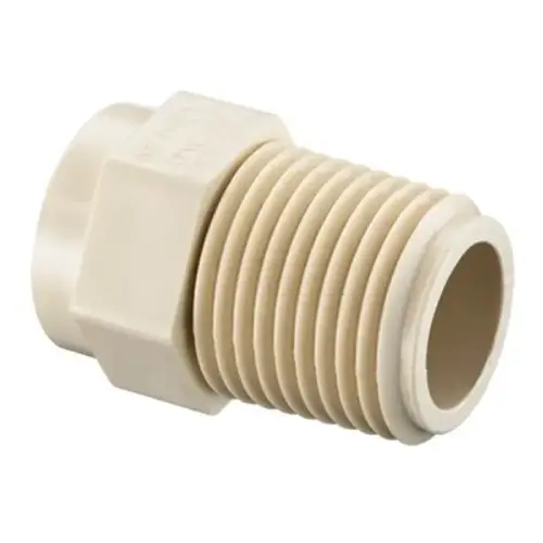 CPVC CTS Male Adapter, 3/4", MIPT x Socket CPVC CTS Male Adapter, 3/4", MIPT x Socket