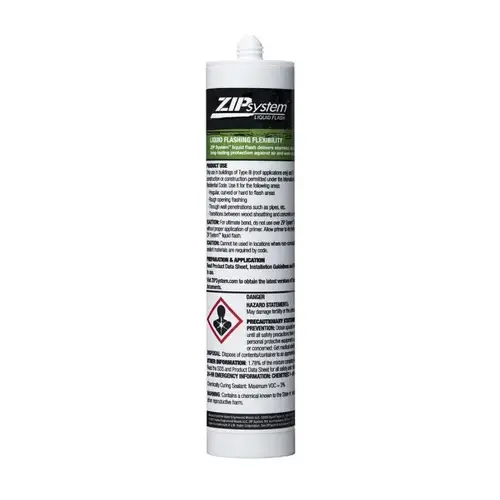 ZIP SYSTEM LIQD FLASH CARTRIDGE 10.3OZ ZIP SYSTEM LIQD FLASH CARTRIDGE 10.3OZ