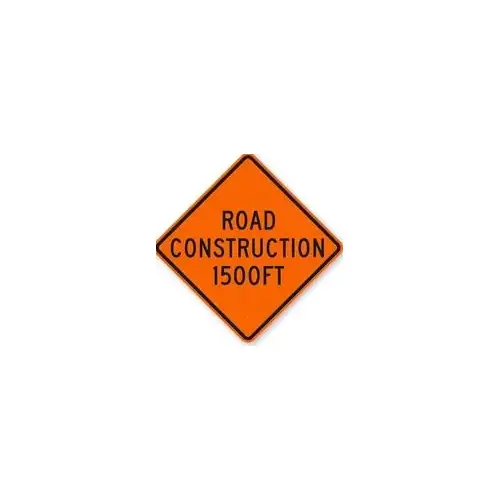 R36DI-RO-PP-CONSTRUCTION AHEAD 1500 FEET R36DI-RO-PP-CONSTRUCTION AHEAD 1500 FEET