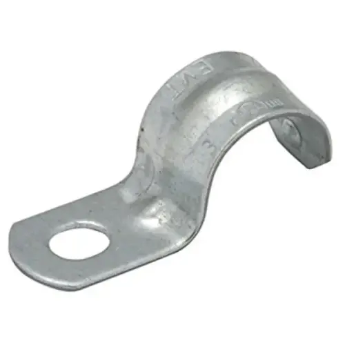 EMT Conduit Strap, 1-Hole, 1/2", Pack of 4 EMT Conduit Strap, 1-Hole, 1/2", Pack of 4