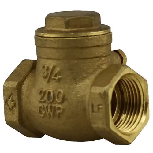 Series 9191L 3/4" Lead-Free Swing Check Valve, 200 WOG Series 9191L 3/4" Lead-Free Swing Check Valve, 200 WOG