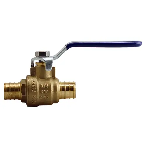 3/4" Full Port PEX Lead-Free Brass Ball Valve 3/4" Full Port PEX Lead-Free Brass Ball Valve