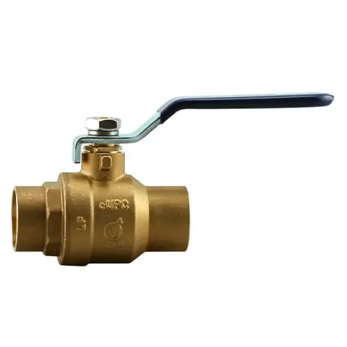 Lead-Free Full Port Ball Valve, 1" CxC, 600 WOG Lead-Free Full Port Ball Valve, 1" CxC, 600 WOG