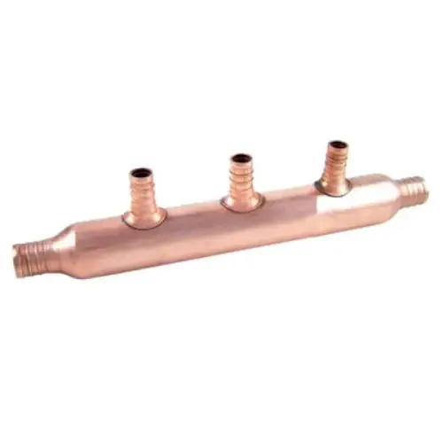 COPPER MANIFOLD W/ PEX 3 PORT OPEN BULK COPPER MANIFOLD W/ PEX 3 PORT OPEN BULK