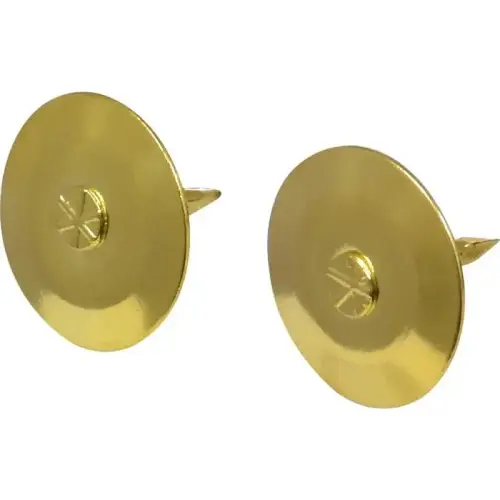 THUMB TACKS-BRASS PLATED 40CT THUMB TACKS-BRASS PLATED 40CT