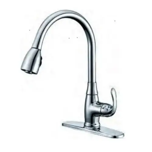 SINGLE HANDLE P/D KITCHEN FAUCET CHROM SINGLE HANDLE P/D KITCHEN FAUCET CHROM