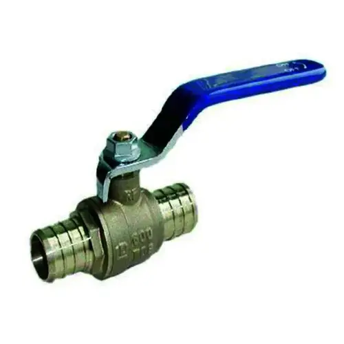 PEX Ball Valve, 3/4 Inch, Lead-Free Brass, Butterfly Handle PEX Ball Valve, 3/4 Inch, Lead-Free Brass, Butterfly Handle