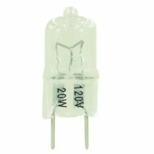 Halogen T4 Bi-Pin Bulb, 20W 120V, GY8.6 Base, 3000K Halogen T4 Bi-Pin Bulb, 20W 120V, GY8.6 Base, 3000K