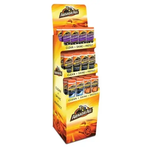 ARMOUR ALL WIPES CANISTER DISPLAY ARMOUR ALL WIPES CANISTER DISPLAY
