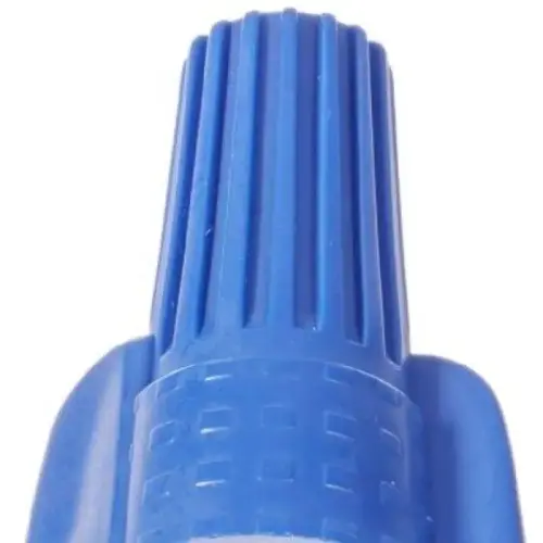 CONNECTOR WIRE WING BLUE (JAR OF 125) CONNECTOR WIRE WING BLUE (JAR OF 125)