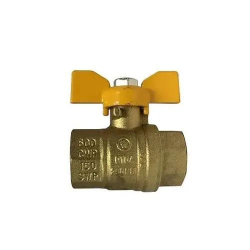 PEX Ball Valve, 1/2", Lead Free, Butterfly Handle PEX Ball Valve, 1/2", Lead Free, Butterfly Handle