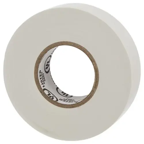 WarriorWrap 7 mil General Vinyl Electrical Tape, 3/4" x 60 ft, White WarriorWrap 7 mil General Vinyl Electrical Tape, 3/4" x 60 ft, White