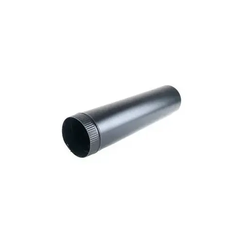 STOVE PIPE 6 X 48 IN 24 GA BLACK STOVE PIPE 6 X 48 IN 24 GA BLACK