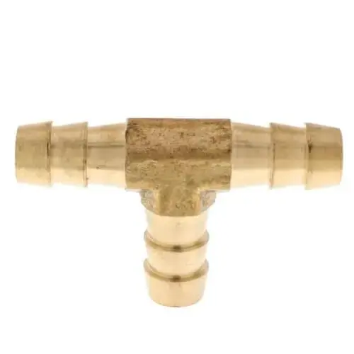 HOSE BARB TEE 3/8 ID BRASS HOSE BARB TEE 3/8 ID BRASS